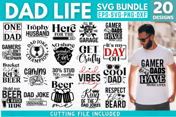 Daddy Life SVG Bundle: A Modern Graphic Design Asset for Crafts