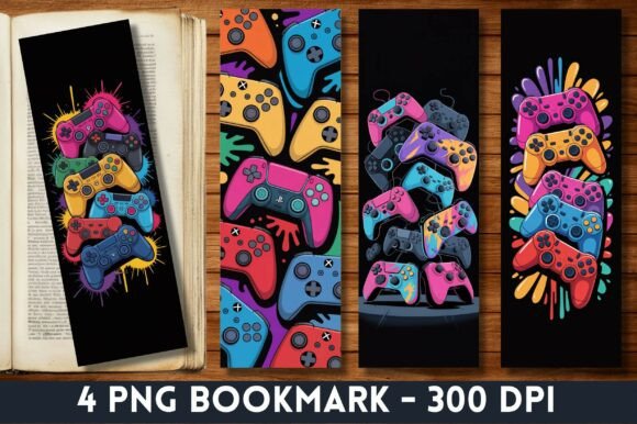 Gaming Controller Stack Splash Bookmark Review