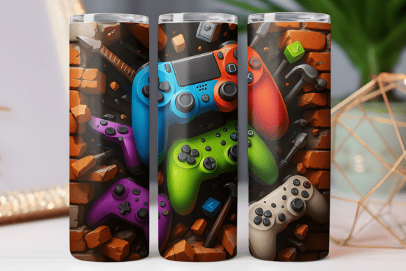 Gaming Tumbler Wrap 20oz Skinny 20oz Png Graphics