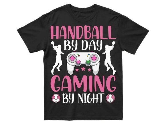 Handball by Day Gaming by Night SVG: Graphics for Modern Branding
