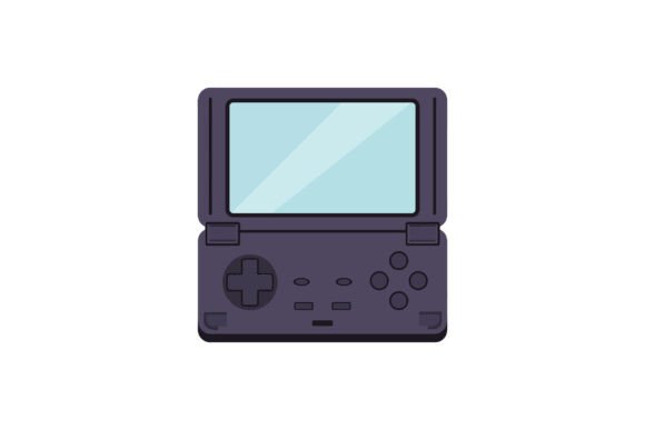 Portable Handheld Gaming Console Design Graphics & Illustrations