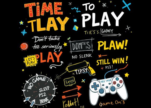 Time to Play Video Game Embroidery Design Review